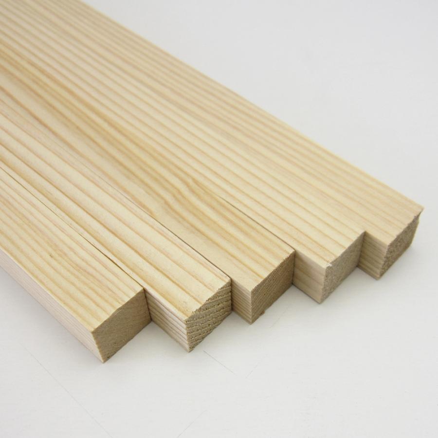 杉 小割材 （18×18×975mm） 18mm厚 1.8cm 97.5cm 無塗装 DIY