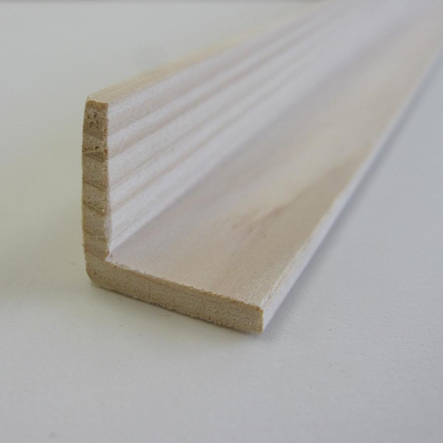 桧モールディング OH-3 （L×20×2950mm） 巾木 畳寄せ 枠材 L字