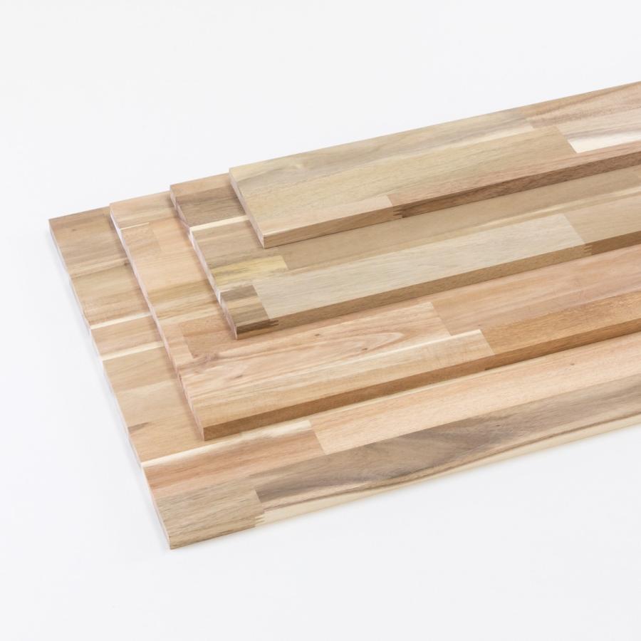 アカシア集成材 （15×300×1825mm） 15mm厚 幅30cm 182.5cm 無塗装 DIY