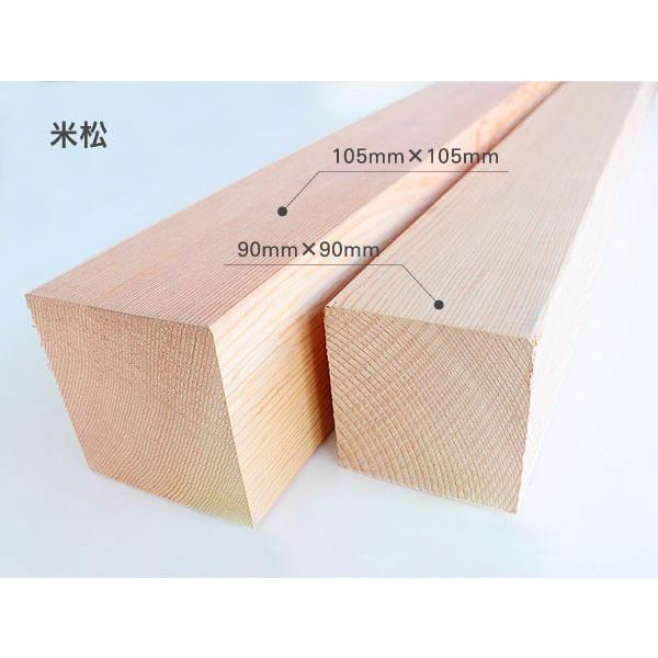 米松 （90×90×3000mm） ベイマツ パイン 無塗装 DIY 木材 : ハードエイト - 通販 - Yahoo!ショッピング