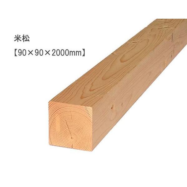 米松 （90×90×2000mm） ベイマツ パイン 無塗装 DIY 木材 : ハードエイト - 通販 - Yahoo!ショッピング
