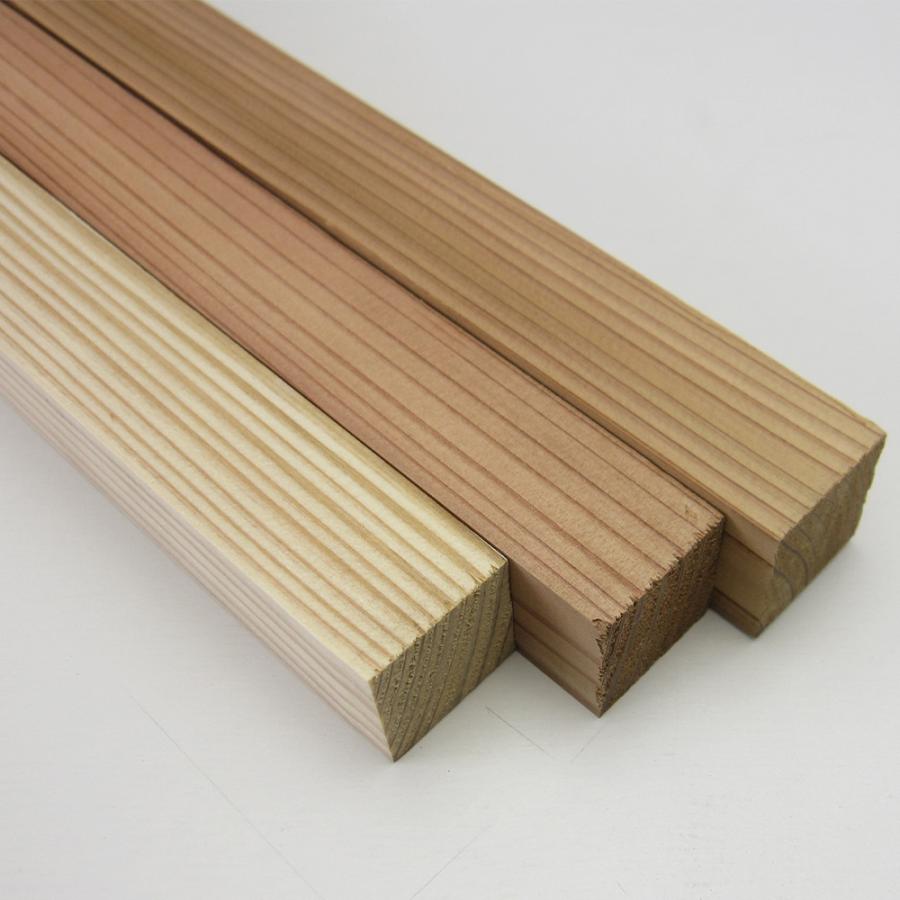 杉 小割材 （24×24×1950mm） 24mm厚 2.4cm 195cm 無塗装 DIY