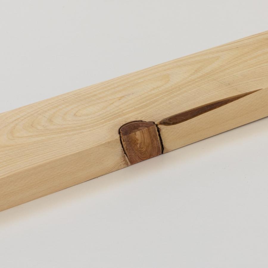 桧ＫＤ材　間柱（乾燥材）（30×105×4000mm）(4枚入)　ヒノキ　無塗装　DIY　ひのき　木材
