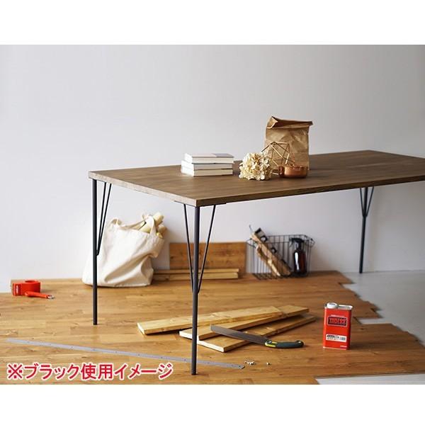 スチールテーブル脚（150×150×690mm） 1本 DIY デスク脚 69cm : ハード