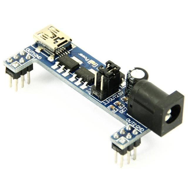 【送料220円〜】ブレッドボード電源モジュール(5.0V, 3.3V) | 