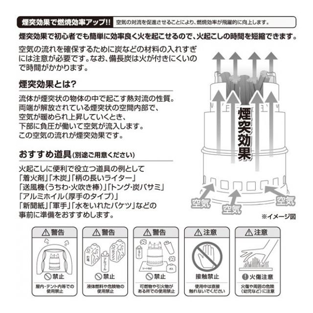Montagna 焚き火台 組み立て式 コンパクト 焚火ストーブ 収納ケース付