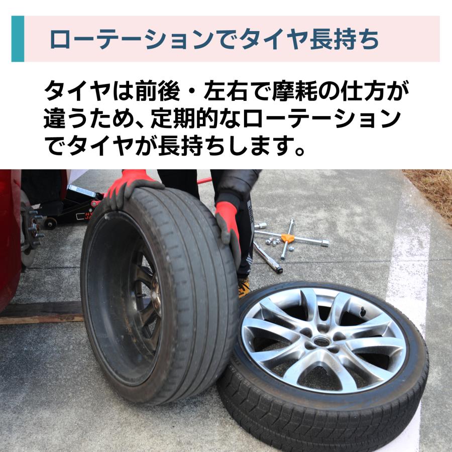SELENEFF（セレネフ） タイヤローテーションシール 25枚セット 車用 