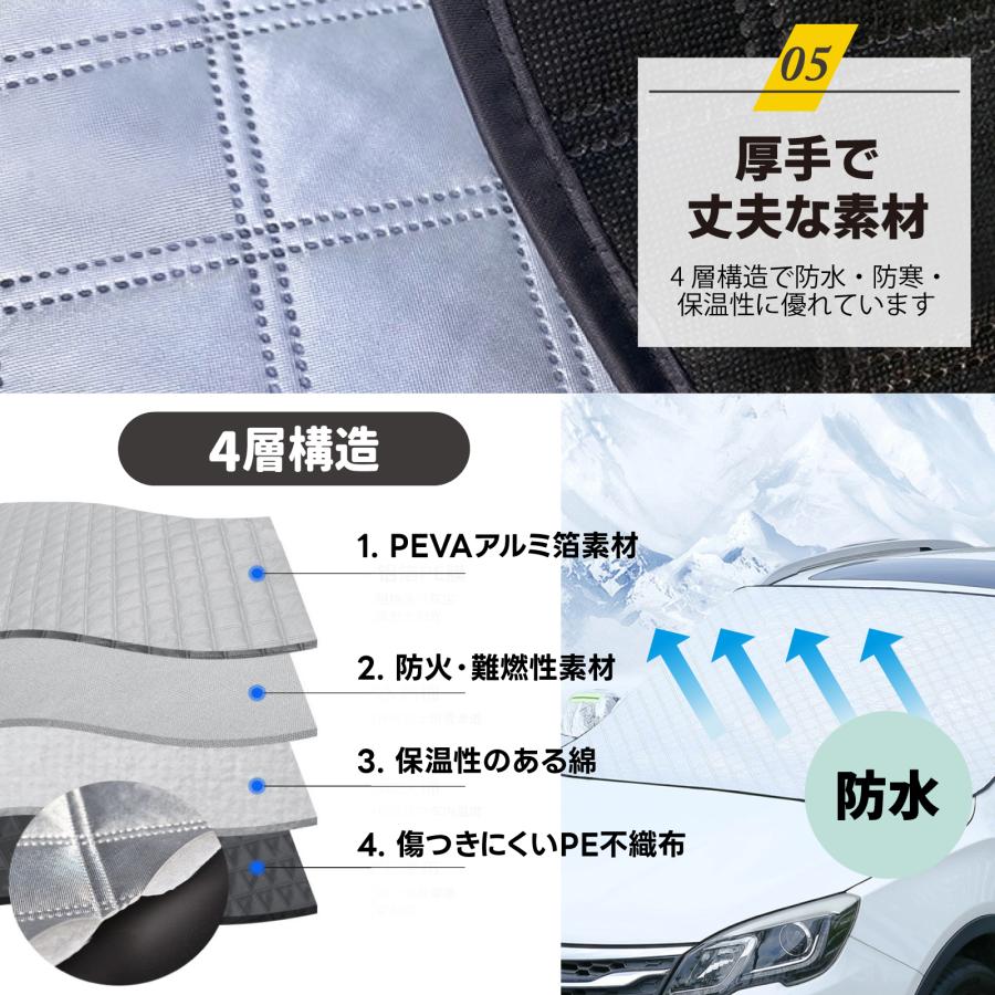 SELENEFF（セレネフ） サンシェード 外付け フロントガラスカバー 車