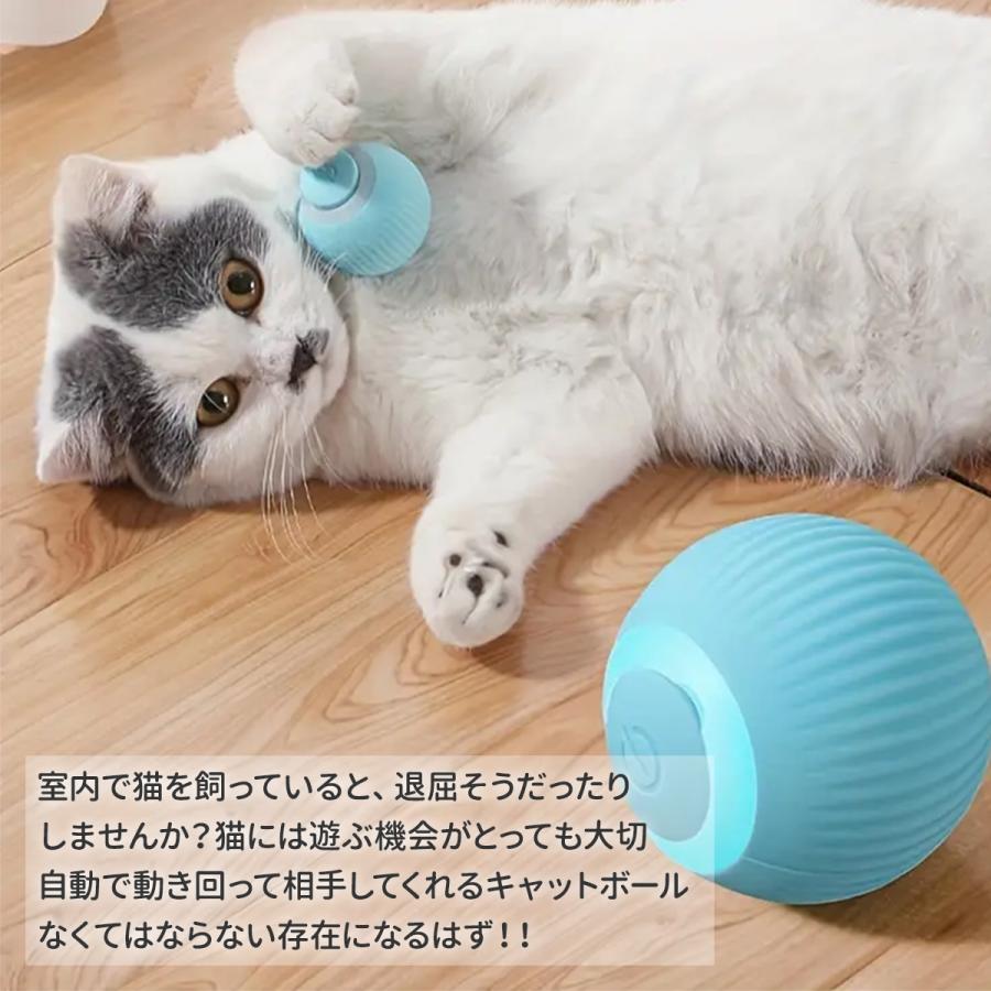 猫 おもちゃ ボール 自動 電動 動く 回転 ねこ ネコ｜hare-nari｜10