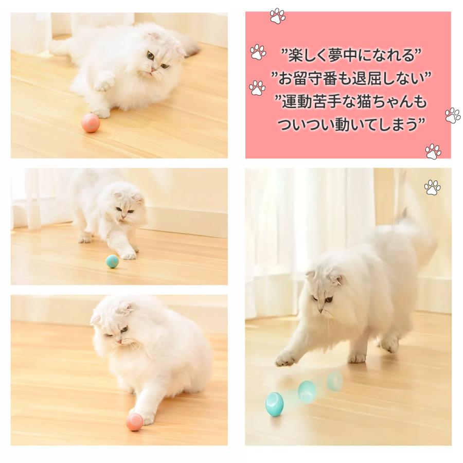 猫 おもちゃ ボール 自動 電動 動く 回転 ねこ ネコ｜hare-nari｜11