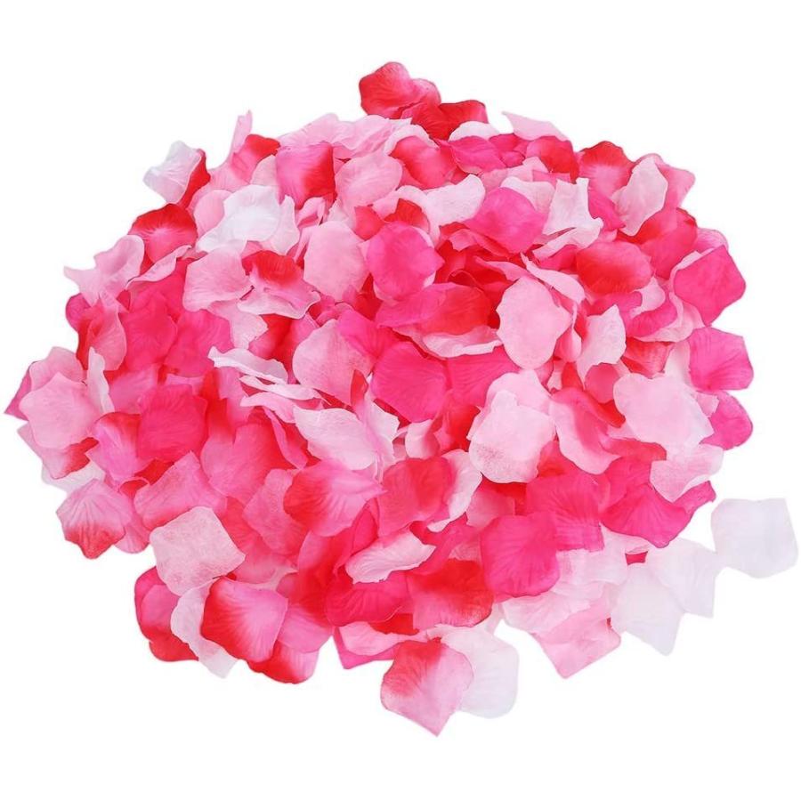 Kikipa フラワーシャワー 日本最大級の品揃え 造花 花びら 飾り付け セット パーティー ウエディング ピンク系5色 誕生会 結婚式 二次会