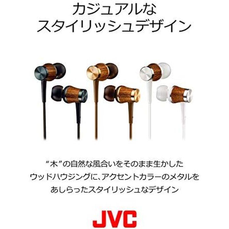 ロシア大手銀行 JVCケンウッド JVC カナル型イヤホン N_W WOODシリーズ ハイレゾ対応 ブラック HA-FW7-B