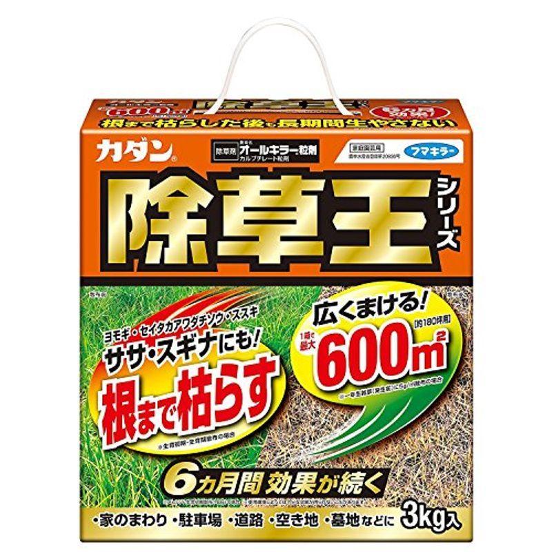 カダン 除草剤 粒タイプ オールキラー 3kg 約180坪 600 分