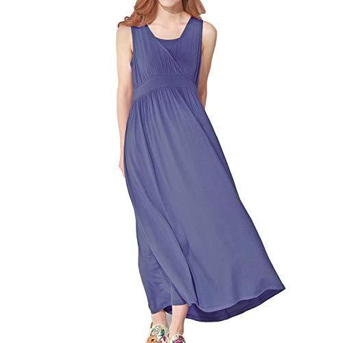 内祝い Sweet Mommy マタニティワンピース 授乳服 マキシ ルームウェア リラックスウェア ノースリーブ 授乳用インナーつ 最新情報 Www Technet 21 Org