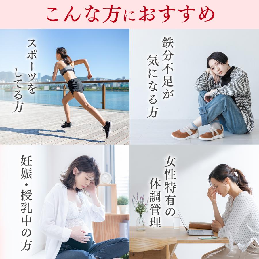 鉄 サプリ 90日分×2袋 吸収率 鉄分 サプリメント 葉酸 ビタミンB12 銅 赤血球 鉄分不足 妊婦 妊娠 授乳 非 ヘム鉄 | HARELU（サプリ） | 02