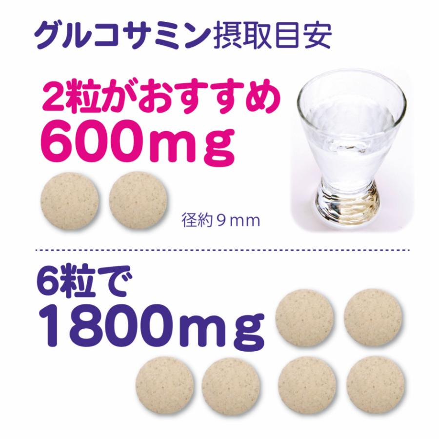 グルコサミン コンドロイチン サプリメント (3ヶ月分)×3袋 2型コラーゲン ヒアルロン酸 鮫の軟骨抽出物 筋骨草エキス 骨砕補エキス キャッツクローエキス 軟骨 | HARELU（サプリ） | 08
