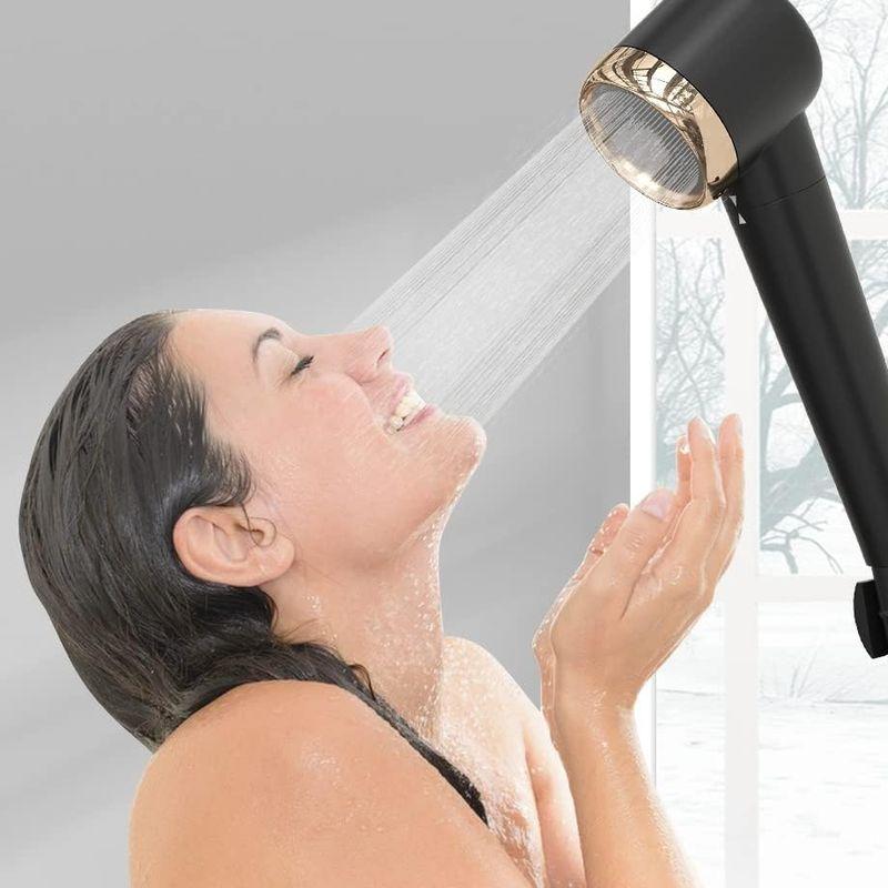 シャワーヘッド 塩素除去と増圧 高水圧シャワーヘッド 節水 水質浄化 極細水流