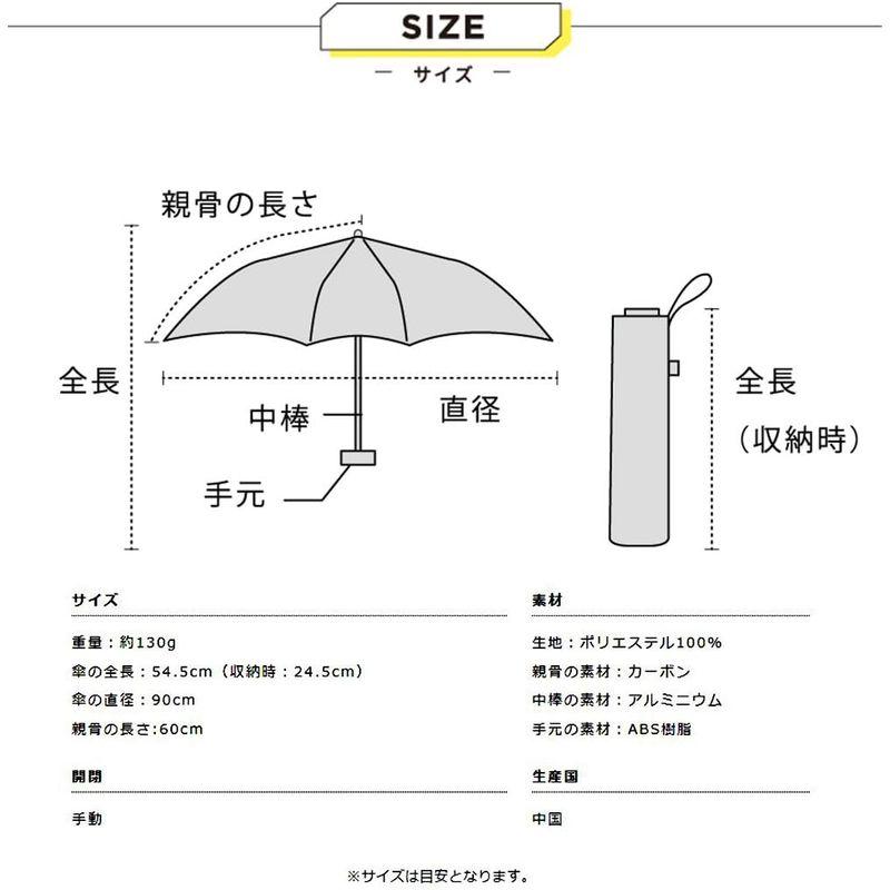 KiU 超軽量 晴雨兼用 傘 60cm 130g 大きいサイズ 黒 エアライト アンブレラ ユニセックス メンズ レディース 折りたたみ傘｜harenohiya｜05