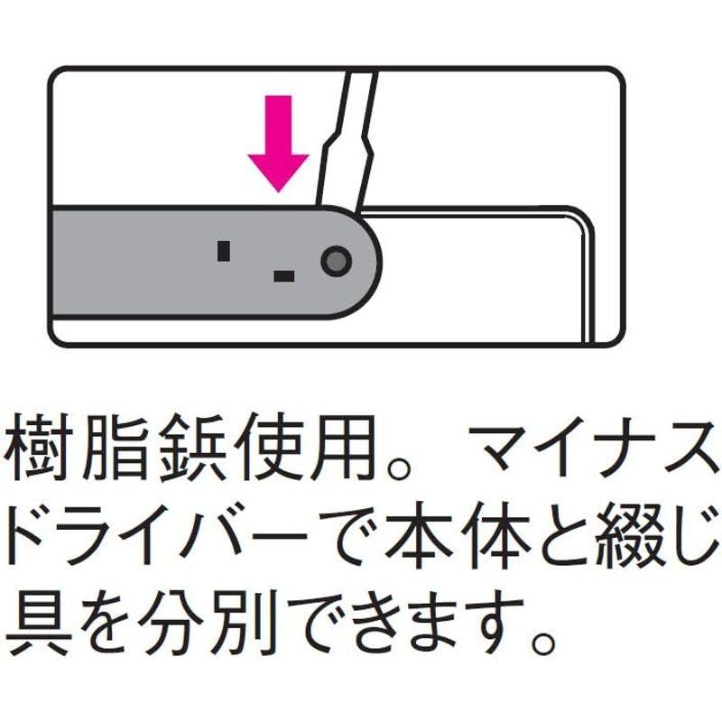 リヒトラブ バインダー クリップファイル 捺印対応 A4 黒 F2660-24｜harenohiya｜08