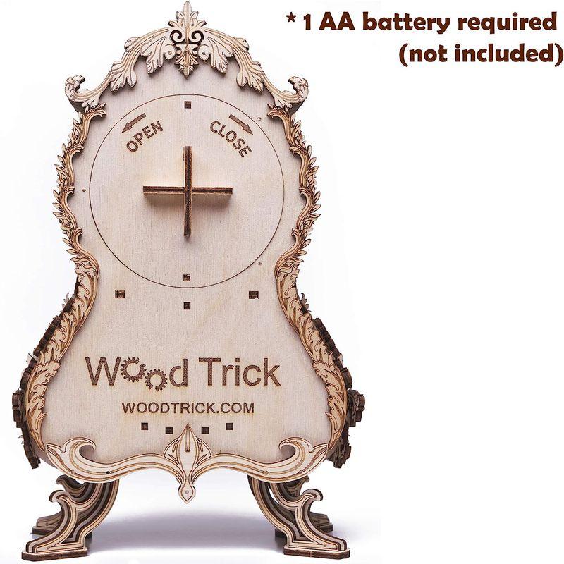 進化版 Wood Trick ウッドトリック ヴィンテージクロック/時計 置時計になる3Dウッドパズル 木製模型