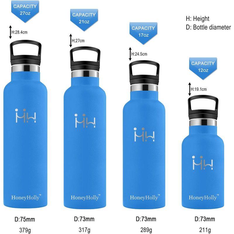 最大79％オフ！ HoneyHolly 水筒 炭酸 大容量、ステンレス鋼飲料ボトル350ml、500ml、600ml、750ml、1000ml-漏れ防止、スト  椅子付属品、パーツ