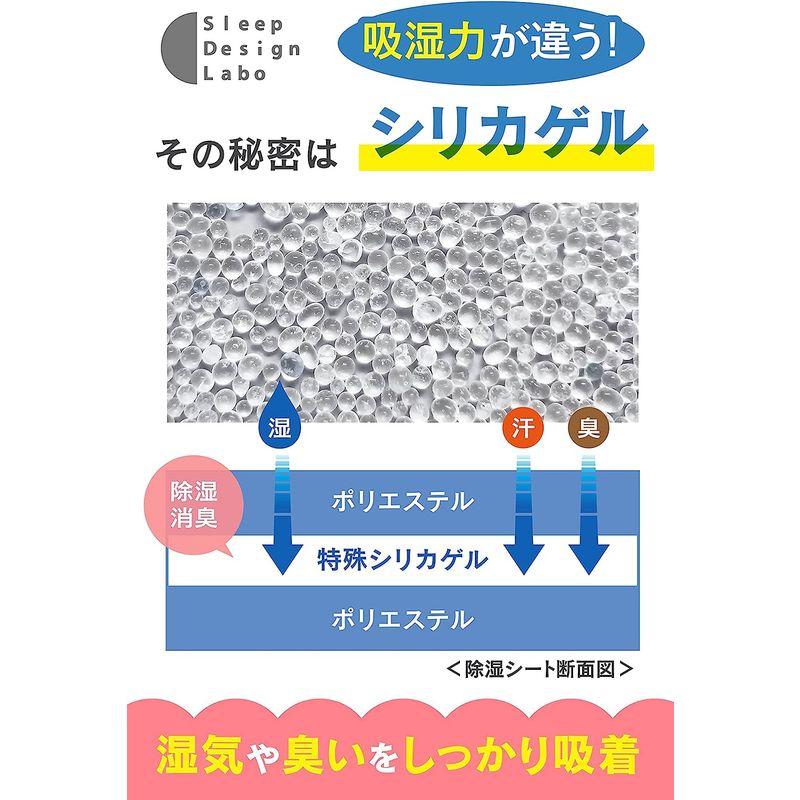 Moririn 除湿シート シングル 洗える除湿シート 防湿シート 防カビシート 布団湿気取りシート 布団の下に敷くシート シングルサイズ｜harenohiya｜03