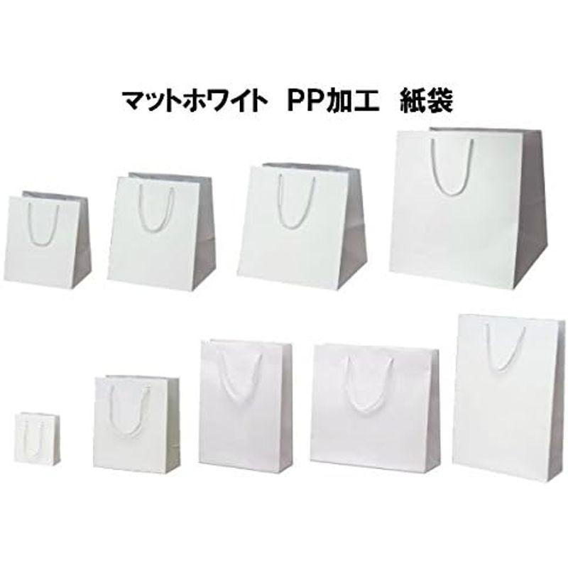 井上紙業 高級 手提げ紙袋 (白 丸ひも 無地 マチ広め) 紙袋 小 井上紙業 高級 手提げ紙袋 (白 丸ひも 無地 マチ広め) 紙袋 小