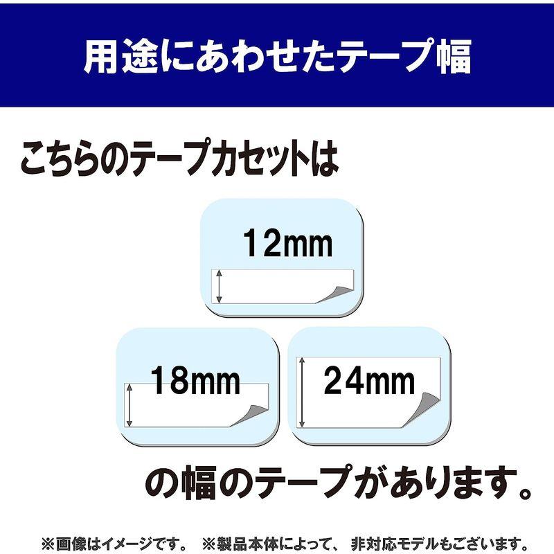 brother純正ピータッチ ラミネートテープ TZe-334 幅12mm (金文字/黒)｜harenohiya｜02