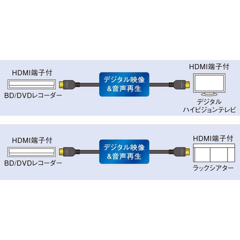 パナソニック HDMIケーブル 2.0m (ブラック) RP-CHK20-K｜harenohiya｜05