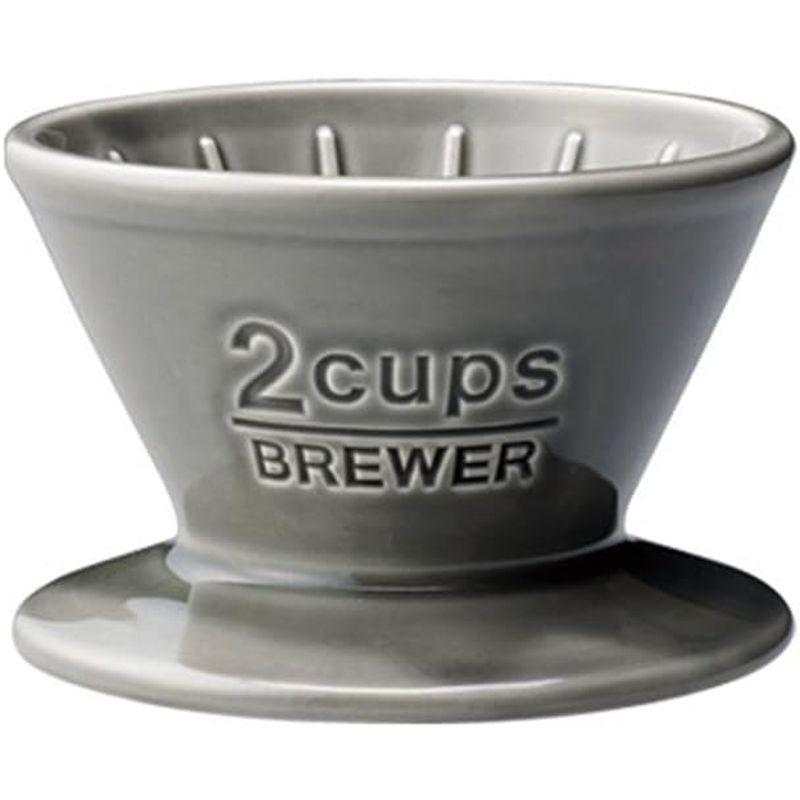 KINTO (キントー) SCS ブリューワー 2cups 磁器 グレー コーヒー 食洗機対応 27630｜harenohiya｜02