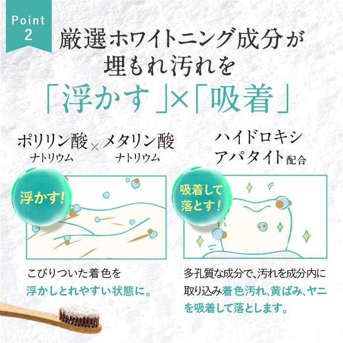 ホワイトニング歯磨きパウダー コナナノカ (2個セット) | ホワイトニング 歯磨き粉 自宅 歯 歯を白くする 粉歯みがき粉 オーガニック 黄ばみ 送料無料 15g | CoーHeart | 08