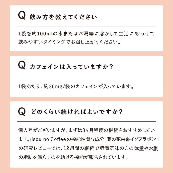 ファンファレ 【公式】 risou no Coffee 2箱セット 機能性表示食品 30