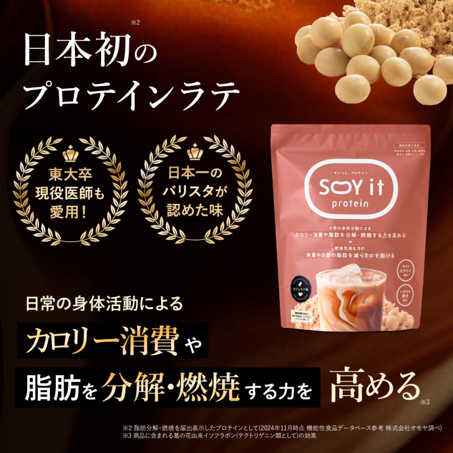 ファンファレ SOY it protein そいっと プロテイン 葛の花由来
