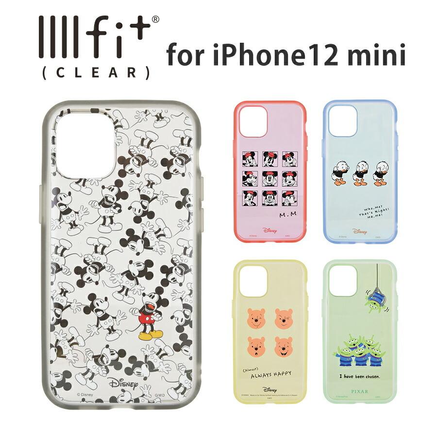 ディズニー、ディズニー・ピクサーキャラクター／IIIIfit Clear iPhone12 mini対応ケース DN-751 | 