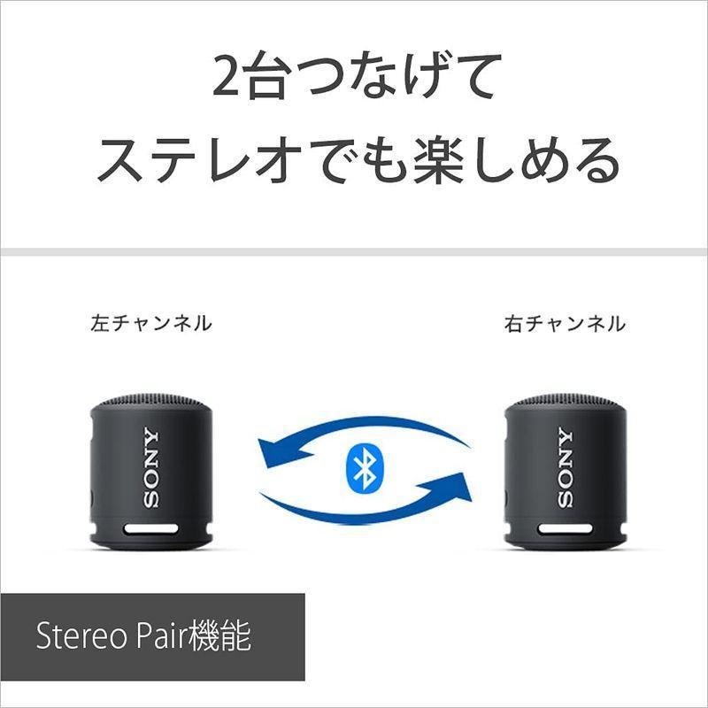 ソニー ポータブルスピーカー SRS-XB13 BC ブラック 2021年モデル 防水・防塵IP6 バッテリー駆動最大16時間（英語説明書あり）[並行輸入品]｜haresora-shop｜10