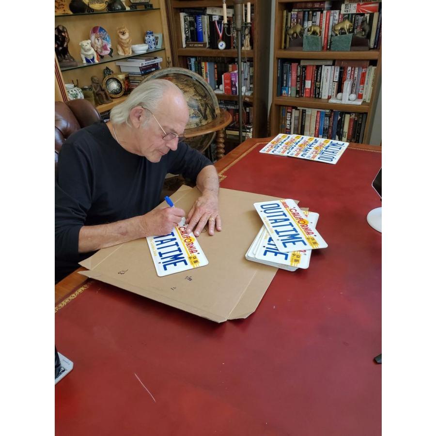 バック・トゥ・ザ・フューチャー デロリアン ナンバープレート