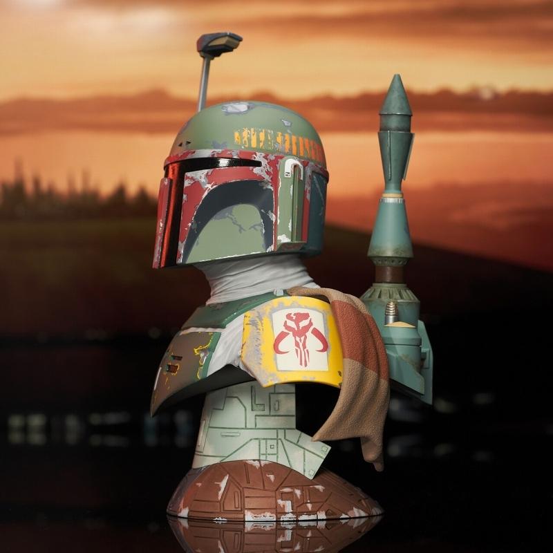 3Dレジェンズ/ スター・ウォーズ 帝国の逆襲: ボバ・フェット バスト