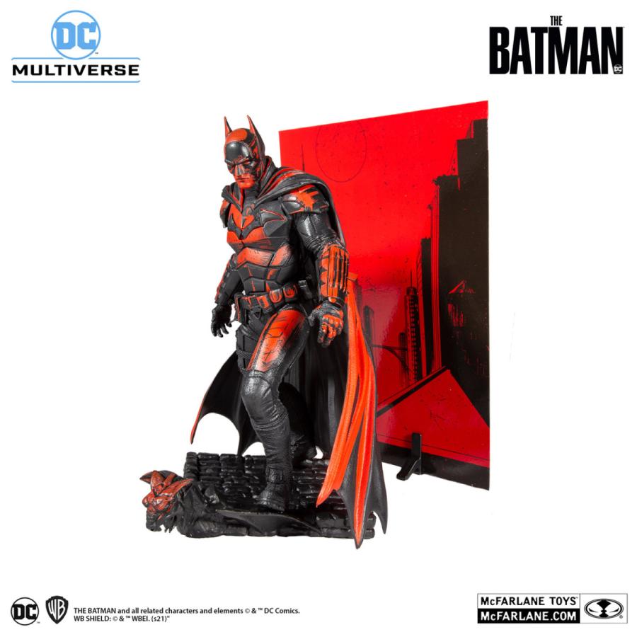 DCマルチバース ザバットマン 12インチ ポーズドスタチュー ゴールドレーベル DCマルチバース 12インチ・ポーズドスタチュー バットマン[映画