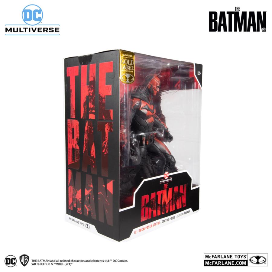 DCマルチバース　「THE　BATMAN-ザ・バットマン」12インチ・ポーズドスタチュー　バットマン【予約】