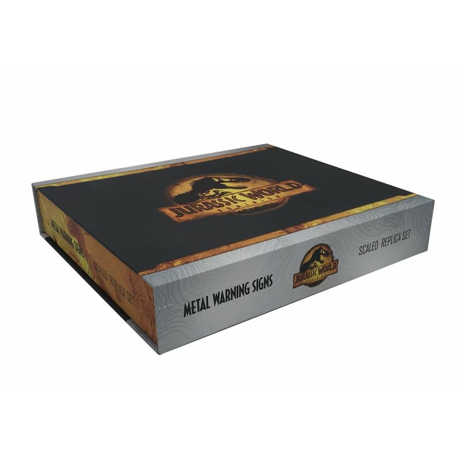 ジュラシック・ワールド/ メタル ワーニングサイン 6種セット スケール