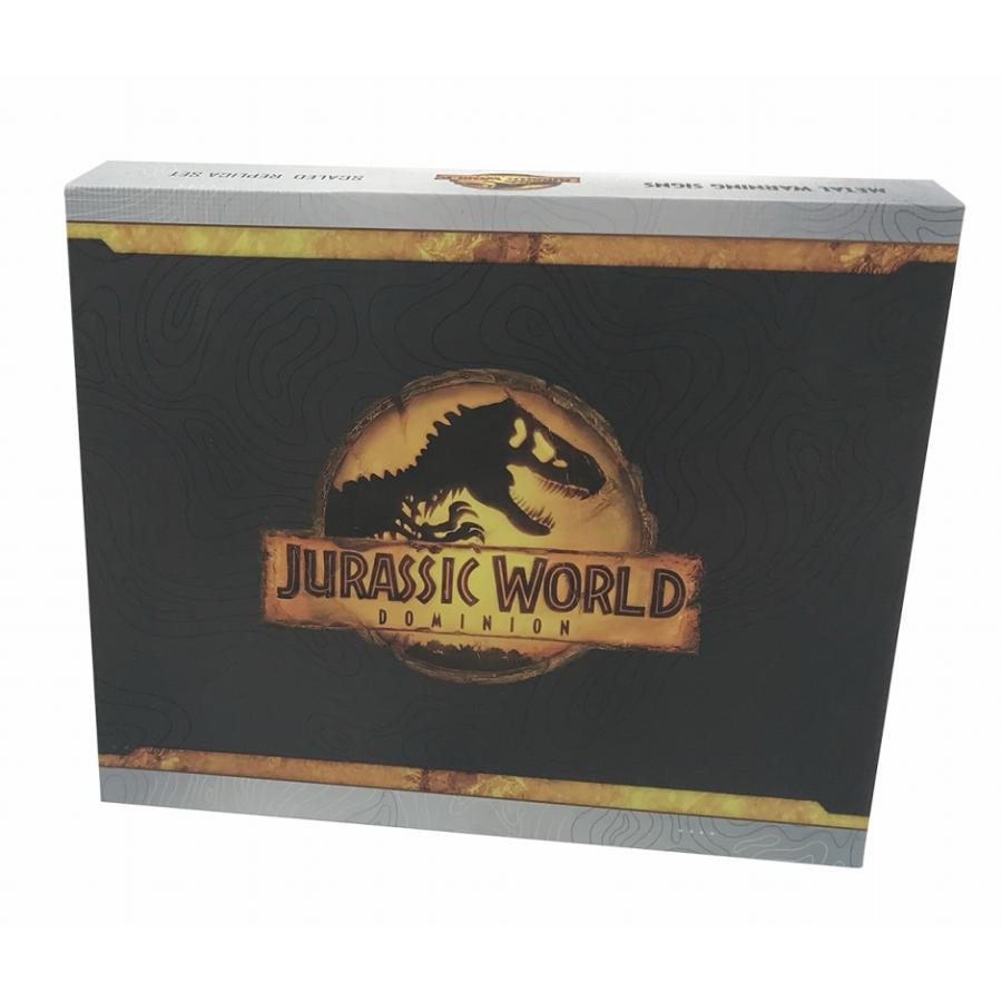 ジュラシック・ワールド/ メタル ワーニングサイン 6種セット スケール