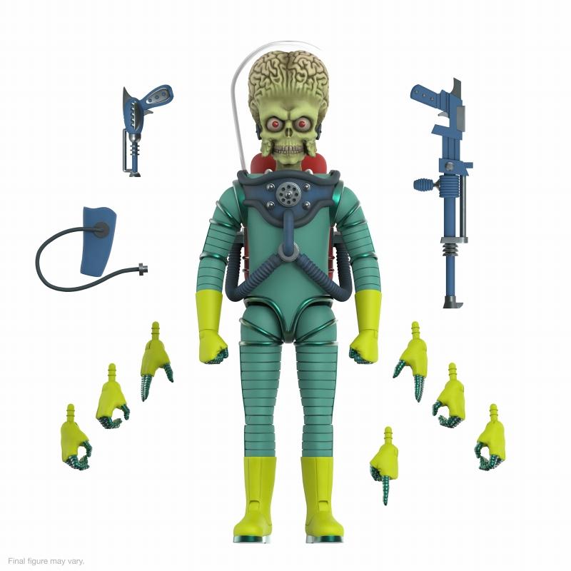 新品未使用　マーズ・アタック！ マーシャン・フライング・ソーサー フィギュア マーズ・アタック！/ マーシャン アルティメイト 7インチ アクション