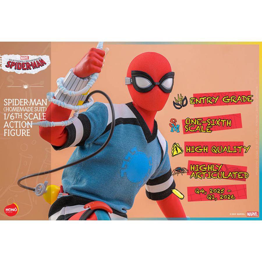 スパイダーマン：フレンドリー・ネイバーフッド 炎スタジオ 1/6 