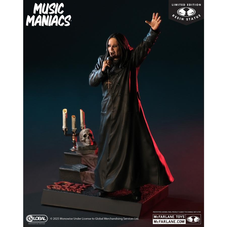 オジーオズボーン　フィギュア　ナックルボンズ社製 新品　箱に難あり オジーオズボーン フィギュア ナックルボンズ社製 新品 箱に難