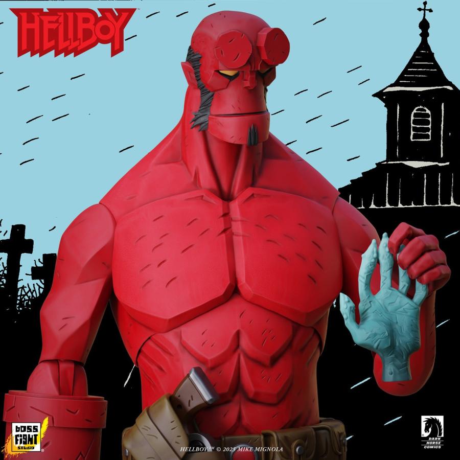 箱付き【未開封】ヘルボーイ 日本限定　スペシャル　オリジナル　フィギュア ヘルボーイ ACTION FIGURE 30TH ANNIVERSARY EDITION 1/12スケール