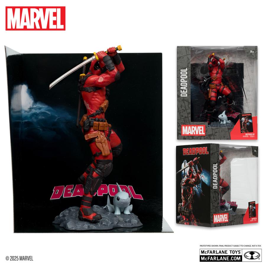 マーベル・コミック 1/10スケール シーン・フィギュア デッドプール