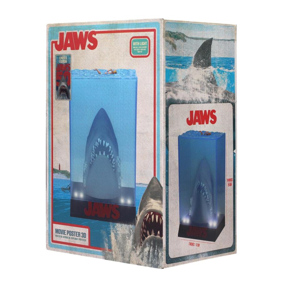 ジョーズ JAWS/ 映画ポスター ライトアップ PVC スタチュー(50th