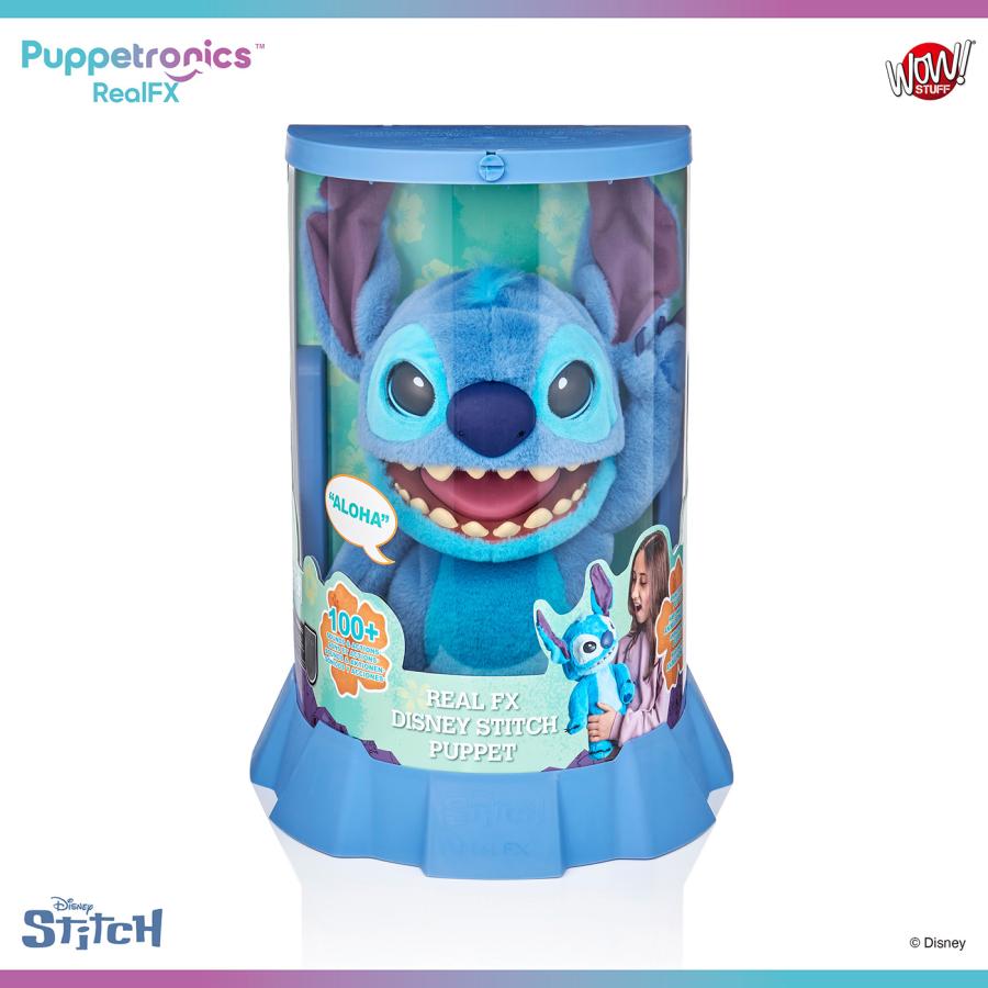 日本未発売 リアルFX ディズニー スティッチ パペット ぬいぐるみ 日本未発売 リアルFX ディズニー スティッチ パペット