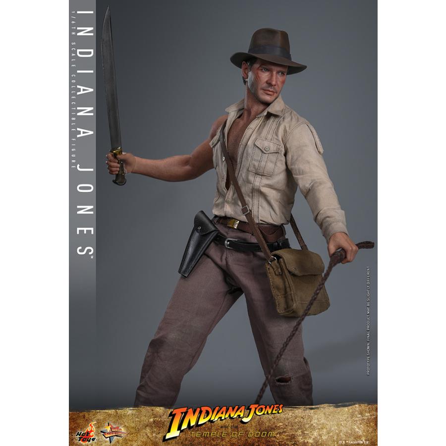 インディアナジョーンズ　ジャンボフィギュア　インディジョーンズ インディ ジョーンズ 魔宮の伝説 ムービーマスターピース 1/6スケール