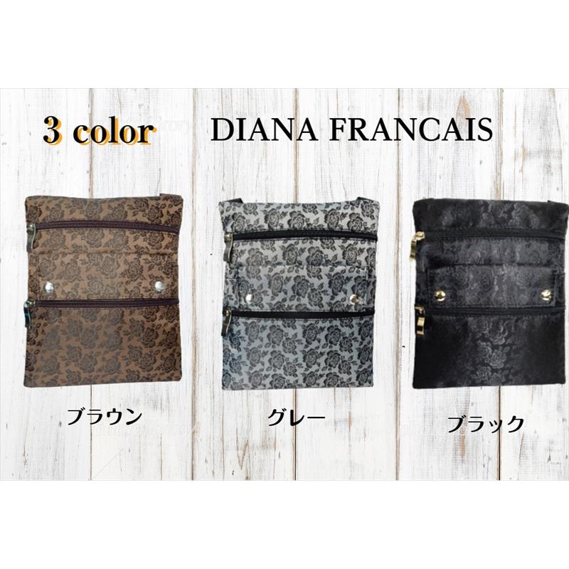DIANA（ダイアナ） DIANA FRANCAIS 軽量サコッシュ 花柄 薄マチ
